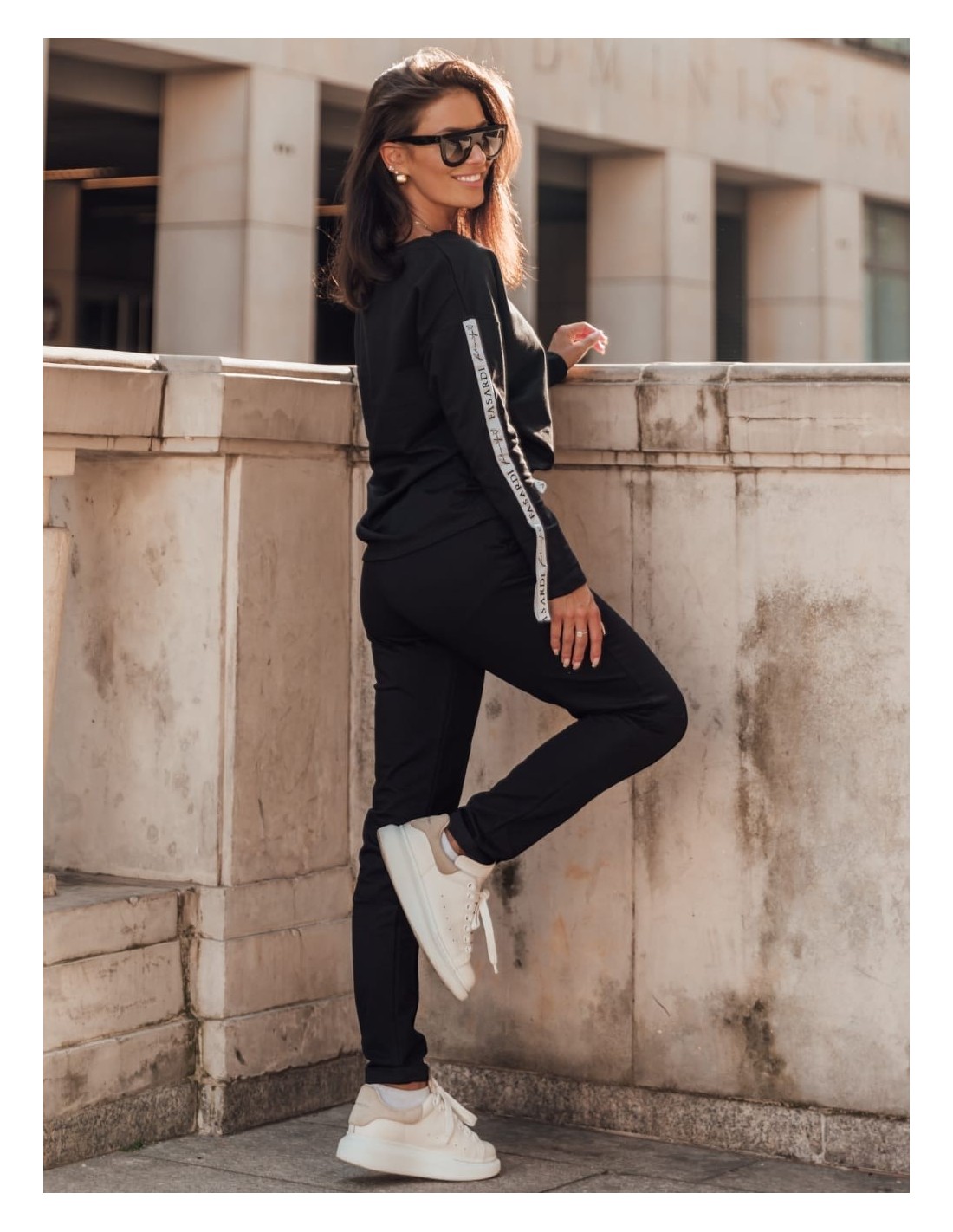 Women\'s black tracksuit set FI534 - Online store - Boutique